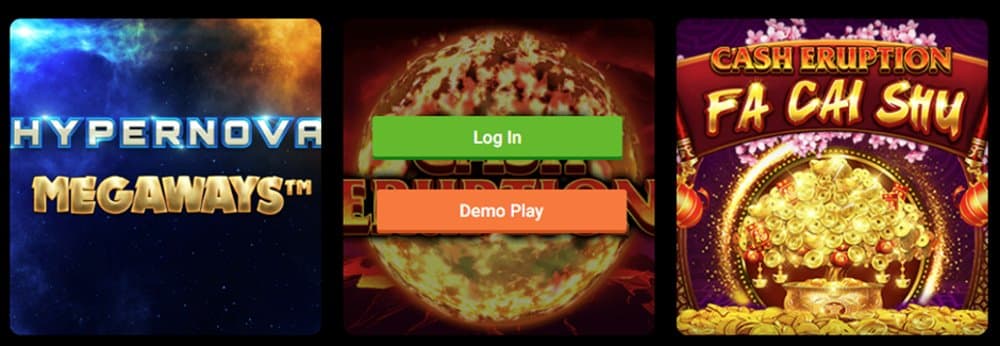 Four Winds Casino demo games screenshot