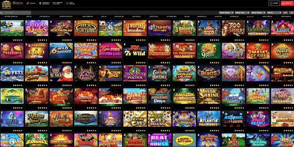 Golden Nugget Casino slots screenshot