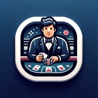 Cartton icon of a live casino dealer game