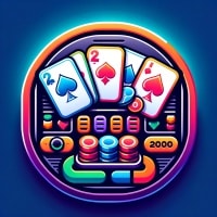 Cartoon image of video poker