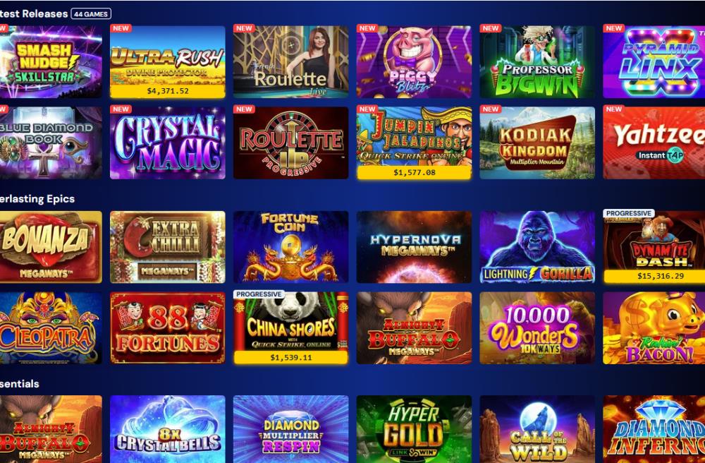 Latest released slots at Betrivers